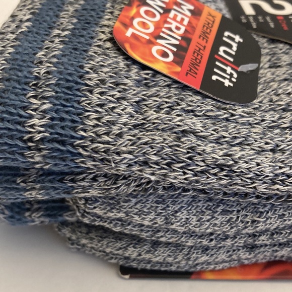 Merino Wool Blend Socks Xtreme Thermal Warm Cold Weather Boot Socks Grey - Picture 13 of 15